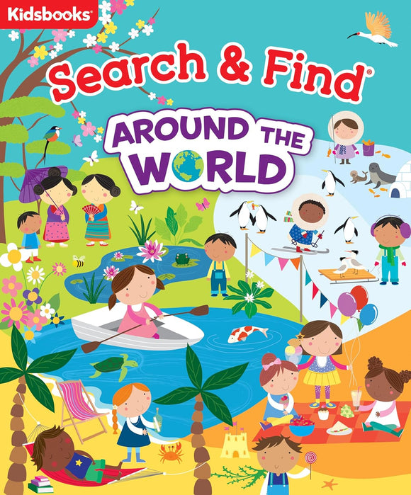 My First Search & Find Around the World (Used Board Book) - Kidsbook Publishing