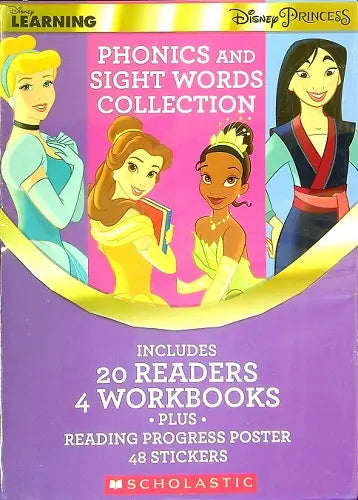Disney Princess Phonics and Sight Words Collection (Used Paperbacks) - Disney