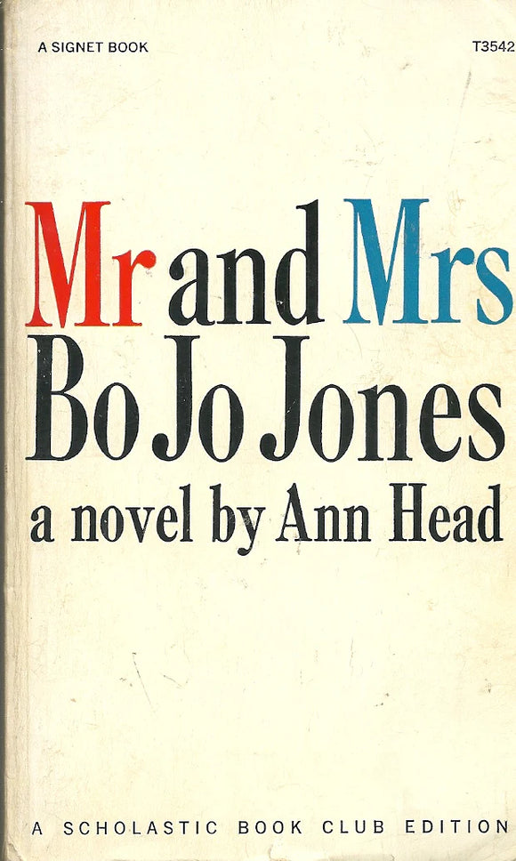 Mr. and Mrs. Bo Jo Jones (Used Paperback) - Ann Head