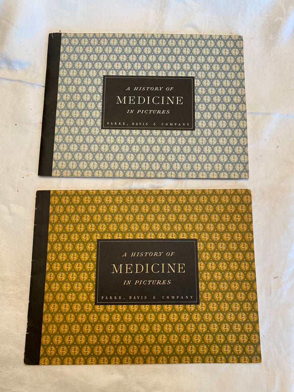 A History of Medicine in Pictures (Used Paperback) - Parke, Davis & Company (Vol 1 & Vol 3, 2 set)