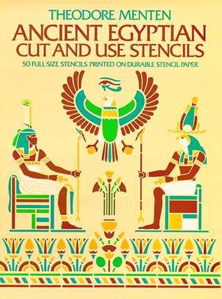 Ancient Egyptian Cut Use Stencils (Used Book) - Theodore Menten
