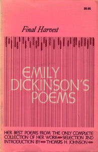 Final Harvest-Emily Dickinson's Poems (Used Paperback) - Introduction by Thomas H. Johnson