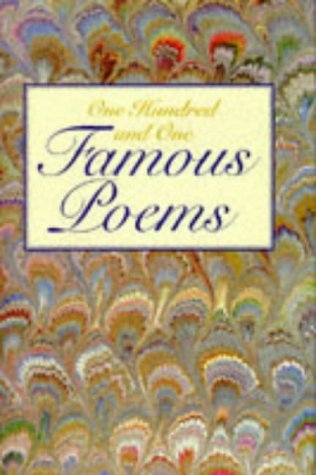 One Hundred and One Famous Poems (Used Hardcover) - Roy Jay Cook (Editor)