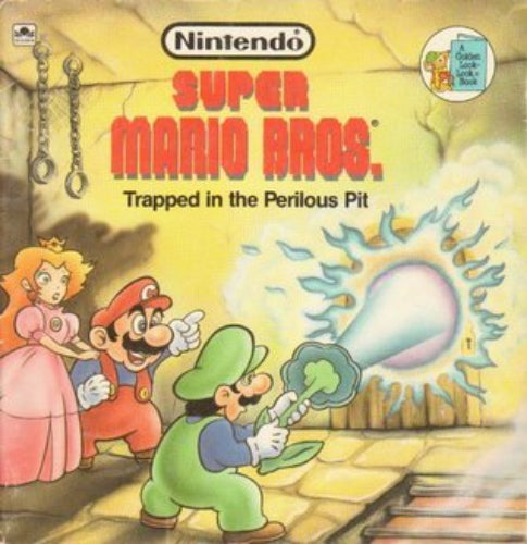 Super Mario Brothers: Trapped in the Perilous Pit (Used Paperback) - Jack C. Harris, Art Ellis (Illustrator), Kim Ellis (Illustrator)