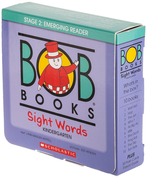 BOB Books Sight Words Kindergarten Stage 2 Emerging Reader Boxed Set (Used Paperbacks)