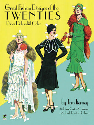 Great Fashion Designs of the Twenties: Paper Dolls in Full Color (Used Paperback) - Tom Tierney