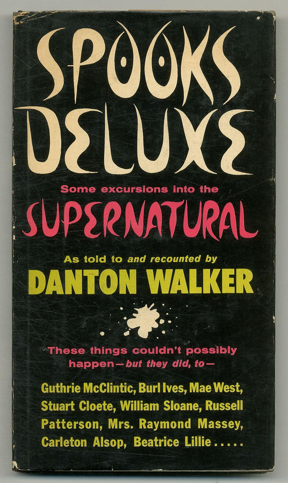 Spooks Deluxe (Used Hardcover) - Danton Walker