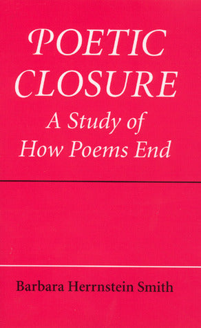 Poetic Closure (Used Paperback) - Barbara Herrnstein Smith