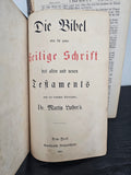 German Die Bibel 1866 (Used Hardcover) Martin Luther