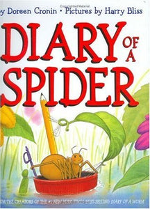 Diary of a Spider (Used Signed Hardcover) - Doreen Cronin