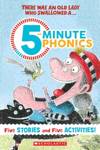 There Was an Old Lady Who Swallowed 5-minute Phonics (Used Paperback) - Lucille Colandro