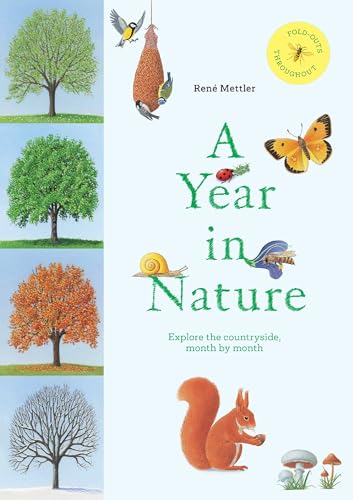 A Year in Nature Explore the Countryside, Month by Month (Used Hardcover) - Rene Mettler