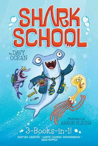 Shark School 3 Books-in 1! (Used Paperback) - Davy Ocean