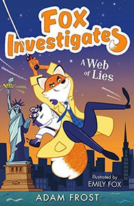 Fox Investigates #3: A Web of Lies (Used Paperback) -Adam Frost