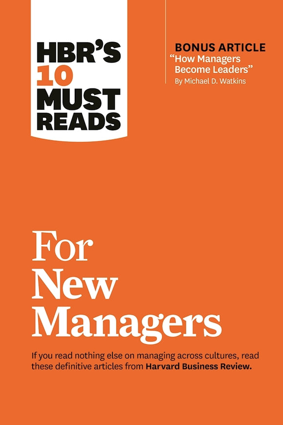 HBR's 10 Must Reads for New Managers (Used Paperback) - Daniel Goleman