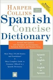 Spanish Concise Dictionary (Used Paperback) - HarperCollins