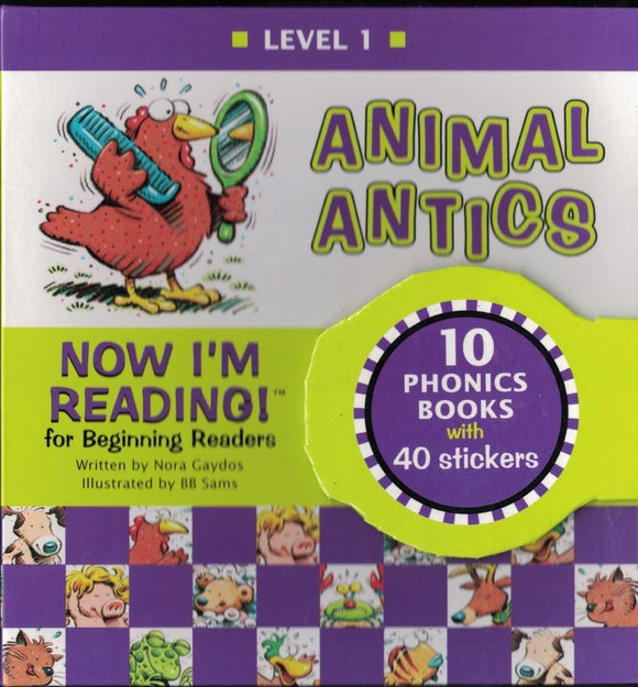 Now I'm Reading! Animal Antics (Used Hardcover) - Nora Gaydos