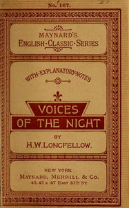 Voices of the Night and other Poems (Used Paperback) - H. W. Longfellow