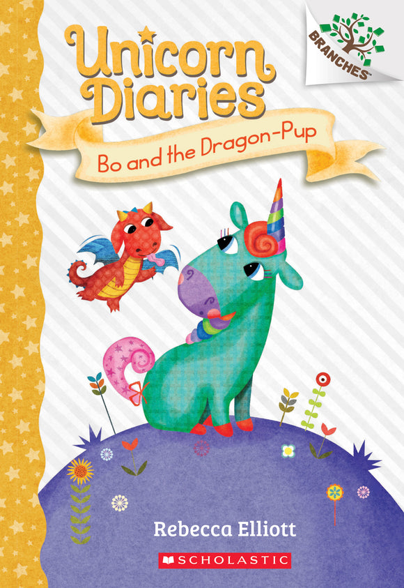 Unicorn Diaries Bo and the Dragon-Pup (Used Paperback) - Rebecca Elliott