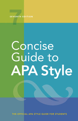 Concise Guide to APA Style (Used Paperback) - American Psychological Association