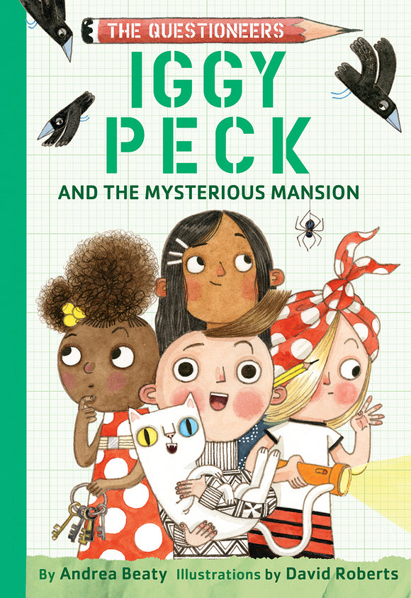 The Questioneers Iggy Peck and the Mysterious Mansion (Used Hardcover) - Andrea Beaty