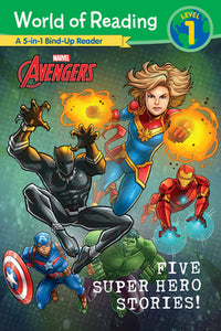 World of Reading Five Super Hero Stories! (Used Paperback) - Marvel Comics