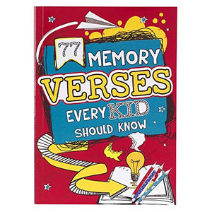 77 Memory Verses Every Kids Should Know (Used Paperback) - Christian Art Gifts