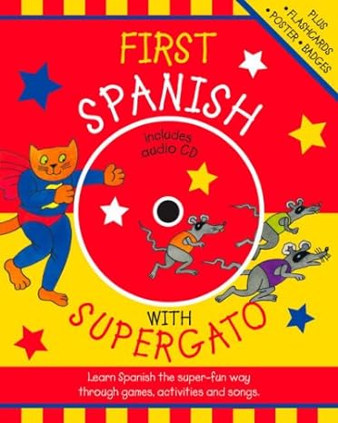 First Spanish with Supergato (Used Paperback and CD)