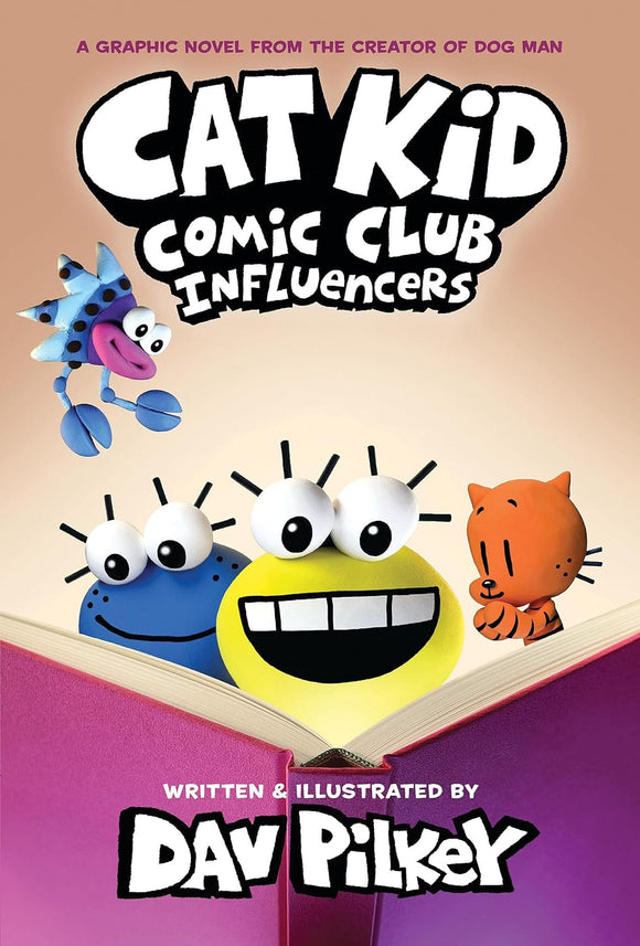 Cat Kid Comic Club Influencers (Used Hardcover) - Dav Pilkey