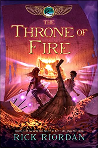 The Kane Chronicles The Throne of Fire (Used Paperback) - Rick Riordan