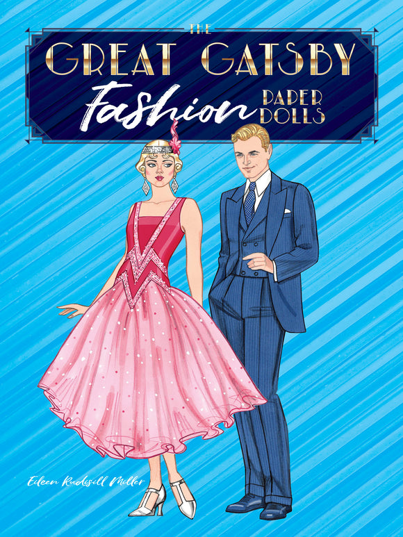 The Great Gatsby Fashion Paper Dolls (Used Paperback) - Eileen Rudisill Miller