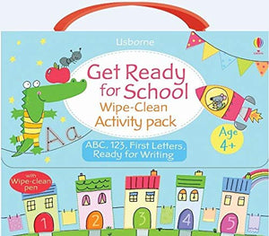 Get Ready for School Wipe-Clean Activity Pack (Used Paperback) - Usborne