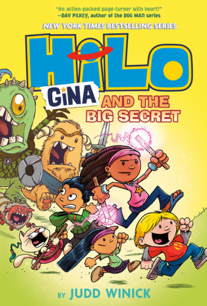 Hilo Gina and the Big Secret (Used Hardcover) - Judd Winick