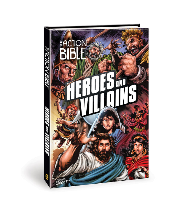 The Action Bible Heroes and Villains (Used Hardcover) - David C. Cook