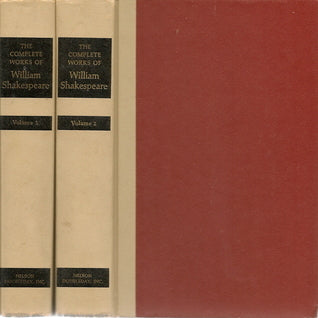 The Complete Works of William Shakespeare, Volume 1 of 2 (Used Hardcover) - William Shakespeare
