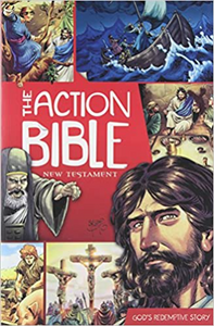 The Action Bible New Testament:  God's Redemptive Story (Used Paperback) - David C Cook