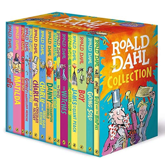 Roald Dahl Collection Boxed Set of 15 (Used Paperbacks) - Roald Dahl