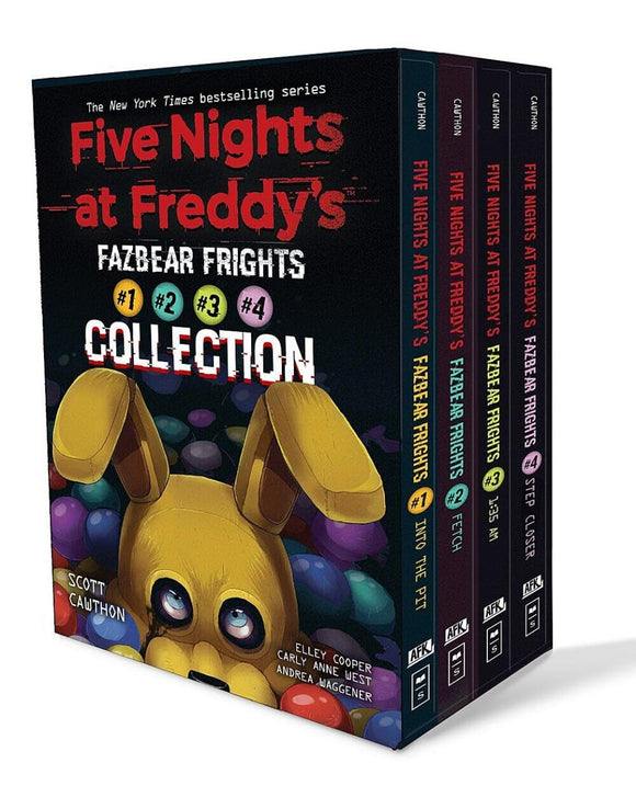 Five Nights at Freddy's Fazbear Frights Four Book Box Set an AFK Book Series (Used Paperbacks) - Scott Cawthon