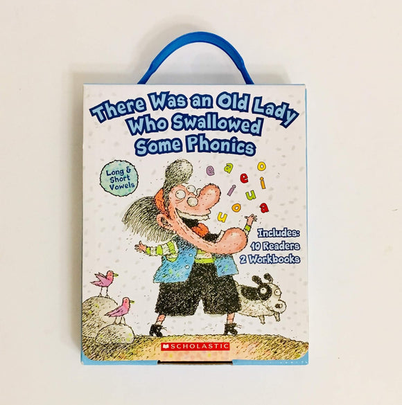 There Was an Old Lady Who Swallowed Some Phonics Boxed Set (Used Paperbacks)