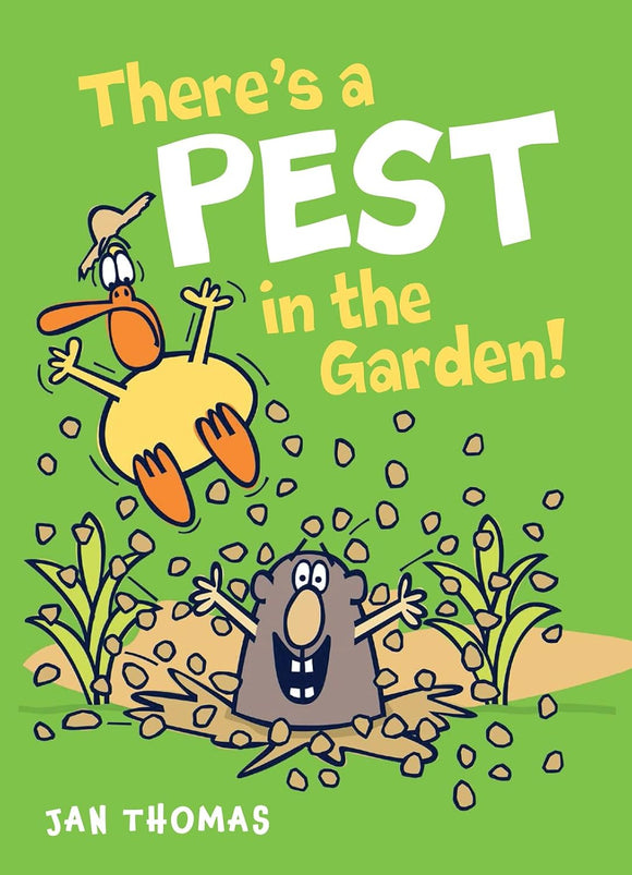 There's a Pest in the Garden! (Used Hardcover) - Jan Thomas