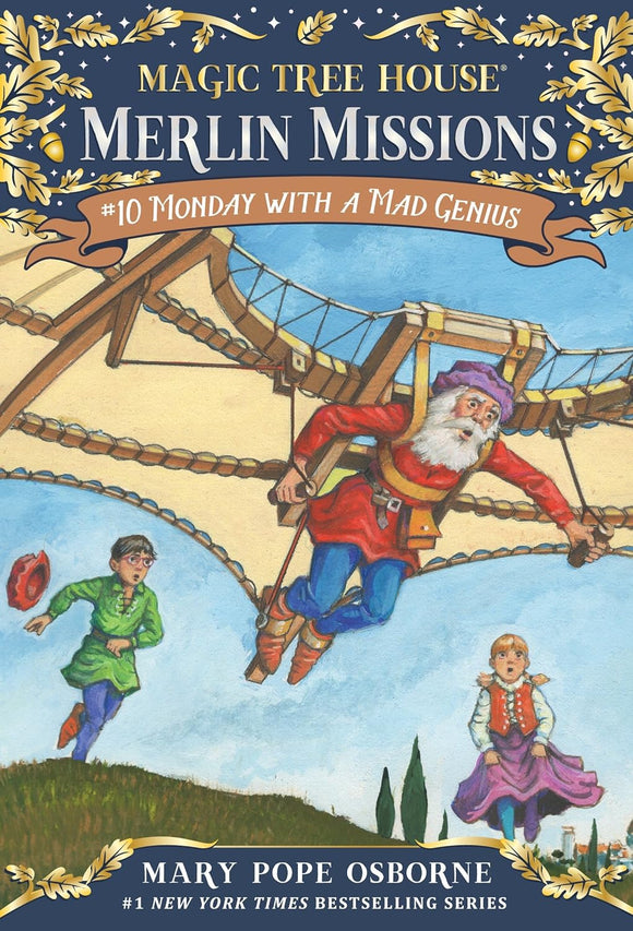Magic Tree House Merlin Missions # 10 Monday with a Mad Genius (Used Paperback) - Mary Pope Osborne