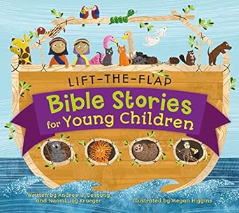Lift-the-Flap Bibles Stories for Young Children (Used Board Book) - Andrew J. DeYoung and Naomi Joy Krueger