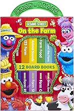 Sesame Street - On The Farm My First Library Board Book Block 12 (Used Hardcover) - Book Set - PI Kids