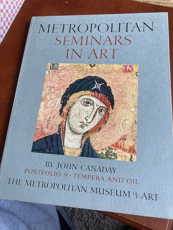 Metropolitan Seminars in Art, Portfolio 9: Tempera and Oil (Used Hardcover) - John Canaday