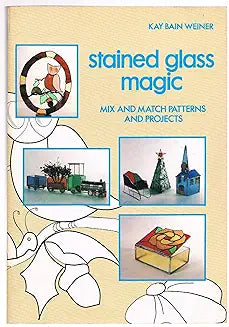 Stained Glass Magic: Mix and Match Patterns and Projects (Used Paperback) - Kay Bain Weiner