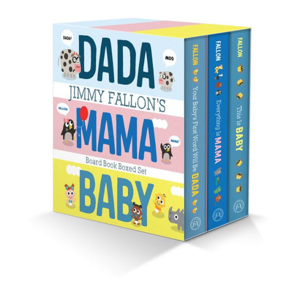Jimmy Fallon's DADA, MAMA, and BABY Board Book Boxed Set (Used Board Books)
