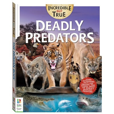 Incredible But True: Deadly Predators (Used Hardcover) - Hinkler Books