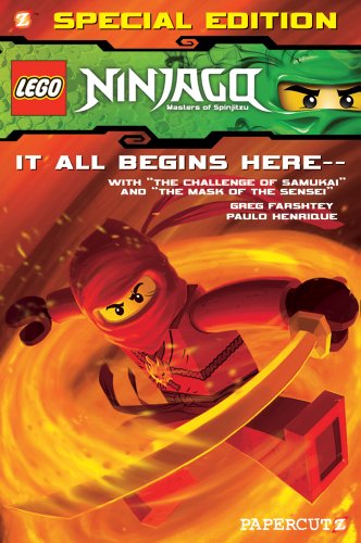 Ninjago Masters of Spinjitzu It All Begins Here Special Edition (Used Paperback) - Greg Farshtey