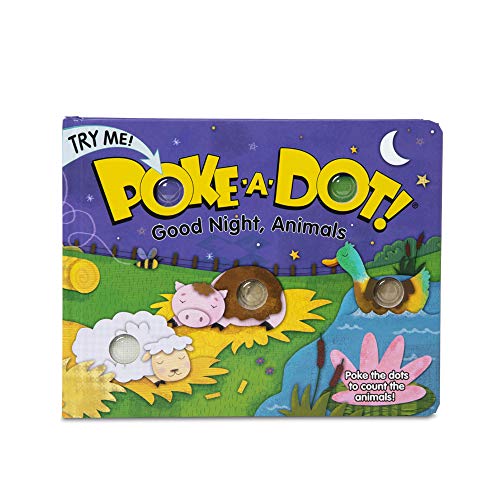 Poke-a-Dot!  Good Night, Animals! (Used Board Book) - Melissa & Doug