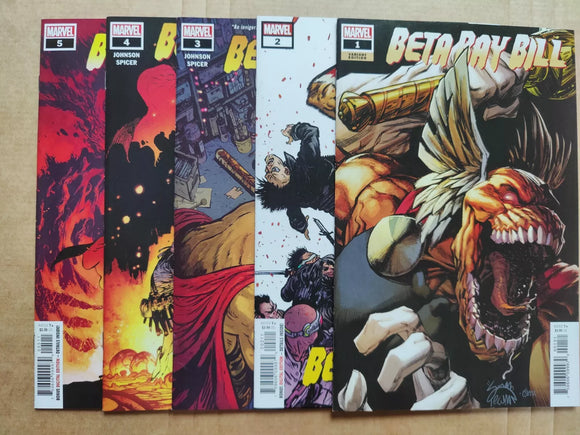 Marvel Beta Ray Bill Complete Set #1-5 (Lot of 5 Single Issue Comics)